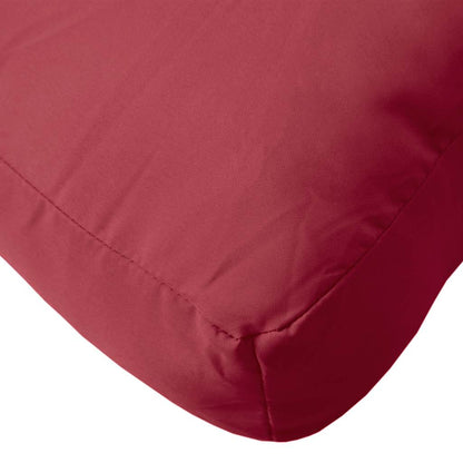 Almofadão p/ móveis de paletes 60x60x9,5 cm oxford vermelho-tinto