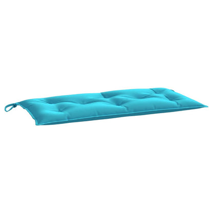 Almofadão p/ banco de jardim 110x50x7 cm tecido turquesa