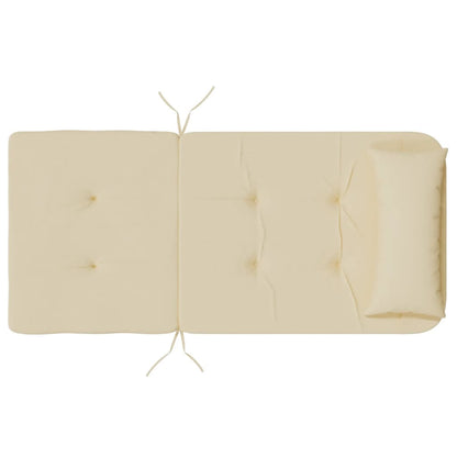 Almofadões p/ cadeira adirondack 2 pcs tecido oxford bege