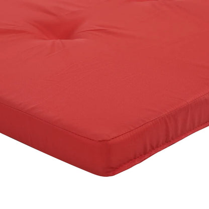 Almofadões p/ cadeira adirondack 2 pcs tecido oxford vermelho