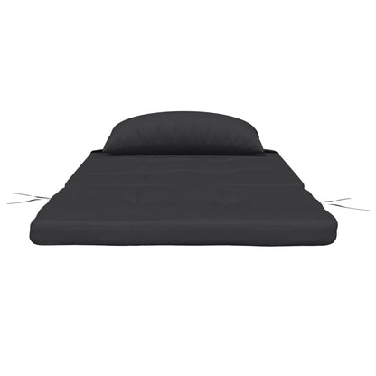 Almofadões p/ cadeira adirondack 2 pcs tecido oxford preto