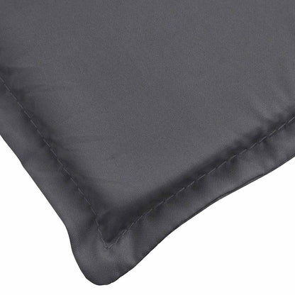 Almofadão p/ espreguiçadeira 180x60x4cm tecido oxford antracite