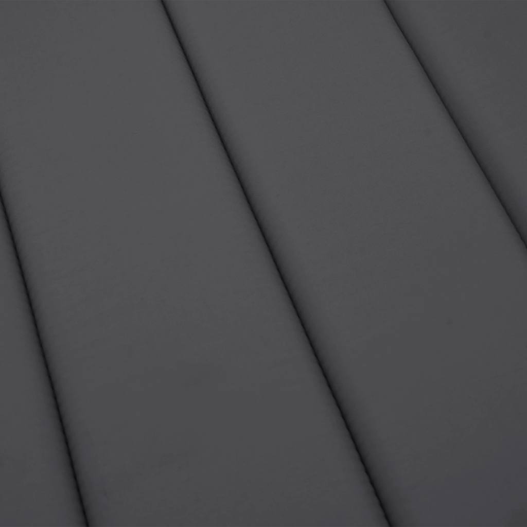 Almofadão p/ espreguiçadeira 180x60x4cm tecido oxford antracite