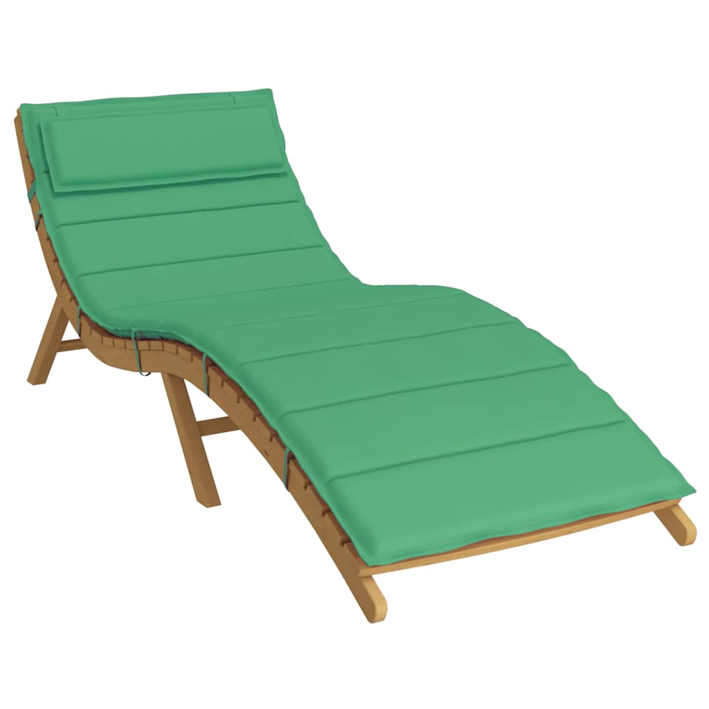 Almofadão p/ espreguiçadeira 180x60x4 cm tecido oxford verde
