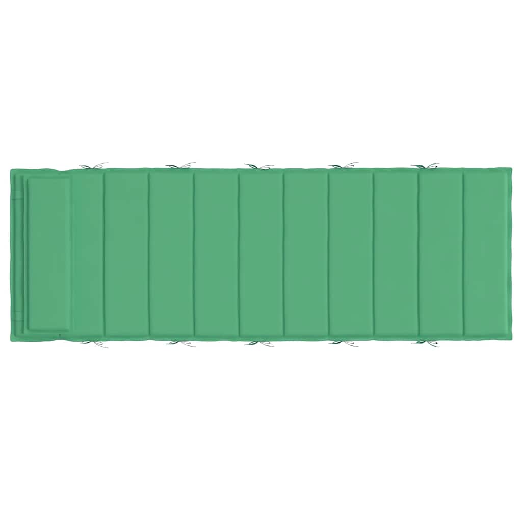 Almofadão p/ espreguiçadeira 180x60x4 cm tecido oxford verde