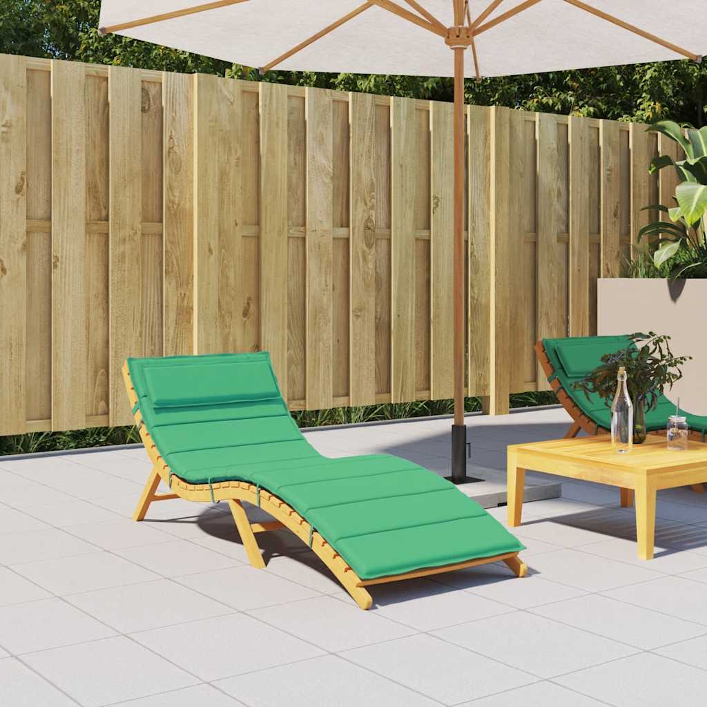 Almofadão p/ espreguiçadeira 180x60x4 cm tecido oxford verde