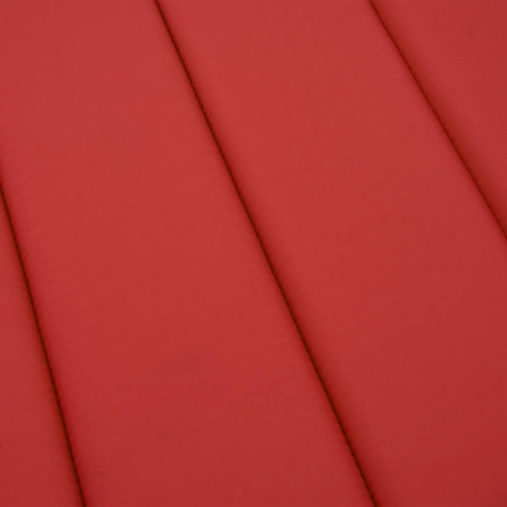 Almofadão p/ espreguiçadeira 180x60x4 cm tecido oxford vermelho