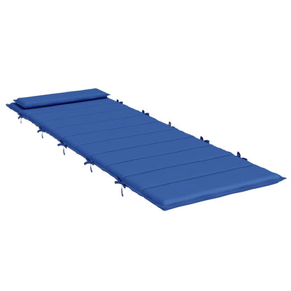 Almofadão p/ espreguiçadeira 180x60x4cm tecido oxford azul real