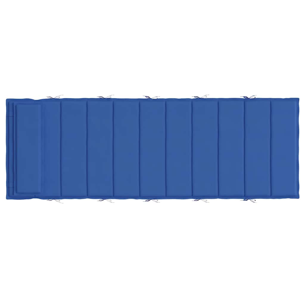 Almofadão p/ espreguiçadeira 180x60x4cm tecido oxford azul real