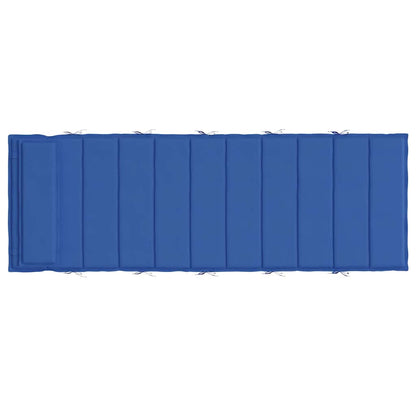 Almofadão p/ espreguiçadeira 180x60x4cm tecido oxford azul real