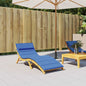 Almofadão p/ espreguiçadeira 180x60x4cm tecido oxford azul real