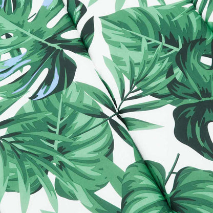 Almofadão p/ espreguiçadeira 180x60x4 cm tecido oxford folhas