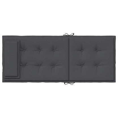 Almofadões p/ cadeira encosto alto 4pcs tecido oxford antracite
