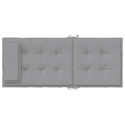Almofadões p/ cadeira encosto alto 2 pcs tecido oxford cinzento