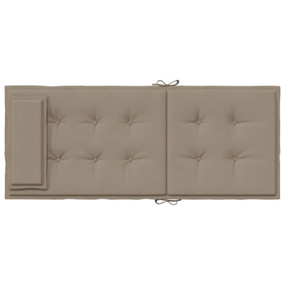 Almofadões cadeira encosto alto 4pcs oxford cinza-acastanhado