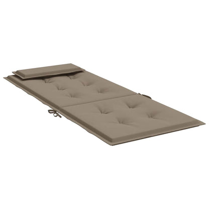 Almofadões cadeira encosto alto 6pcs oxford cinza-acastanhado