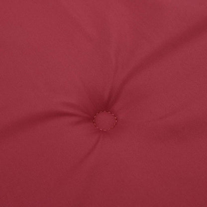 Almofadões p/ cadeira encosto alto 4 pcs oxford vermelho tinto