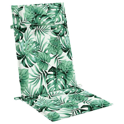 Almofadões p/ cadeira encosto alto 2 pcs tecido oxford folhas