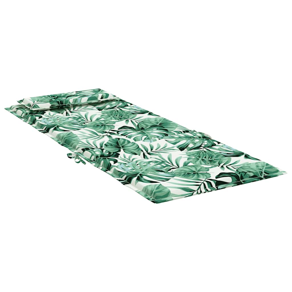 Almofadões p/ cadeira encosto alto 4 pcs tecido oxford folhas