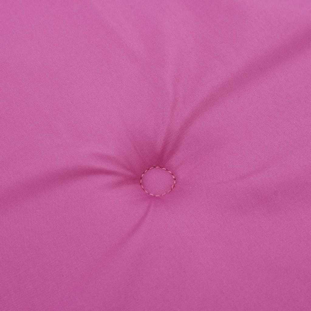 Almofadões p/ cadeira encosto alto 4 pcs tecido oxford rosa