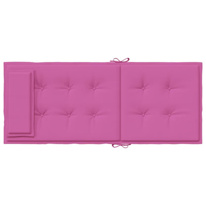 Almofadões p/ cadeira encosto alto 6 pcs tecido oxford rosa