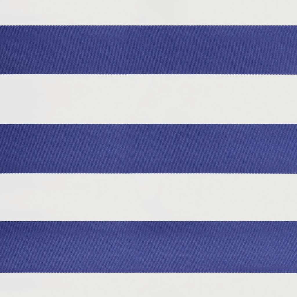 Toldo retrátil automático 3,5x2,5 m azul e branco