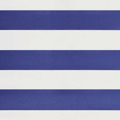 Toldo retrátil automático 3,5x2,5 m azul e branco