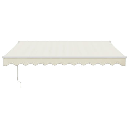 Toldo retrátil automático 3,5x2,5 m cor creme