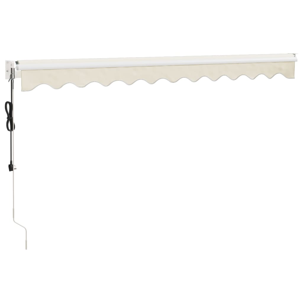 Toldo retrátil automático 3,5x2,5 m cor creme