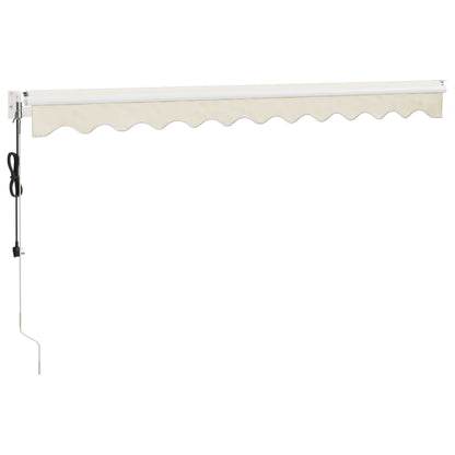 Toldo retrátil automático 3,5x2,5 m cor creme