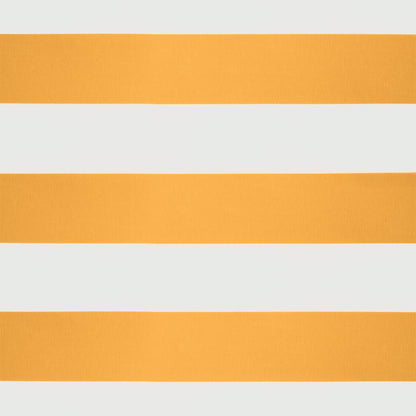 Toldo retrátil automático 3,5x2,5 m amarelo e branco