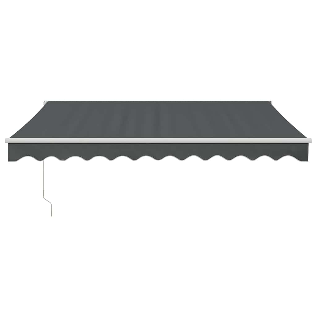 Toldo retrátil automático 3,5x2,5 m antracite