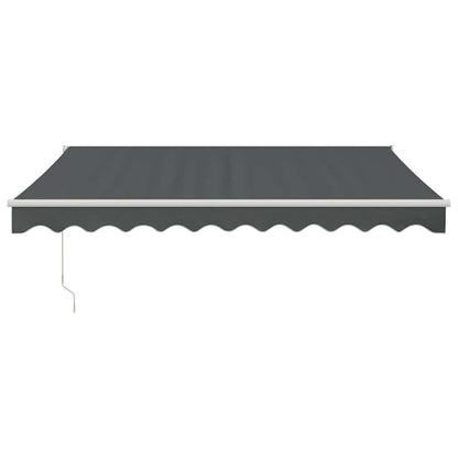 Toldo retrátil automático 3,5x2,5 m antracite