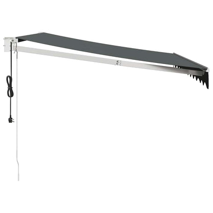 Toldo retrátil automático 3,5x2,5 m antracite