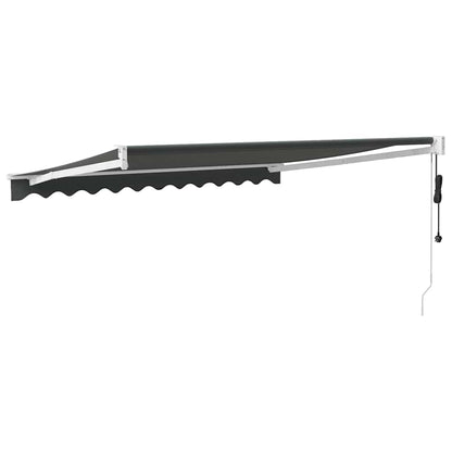 Toldo retrátil automático 3,5x2,5 m antracite