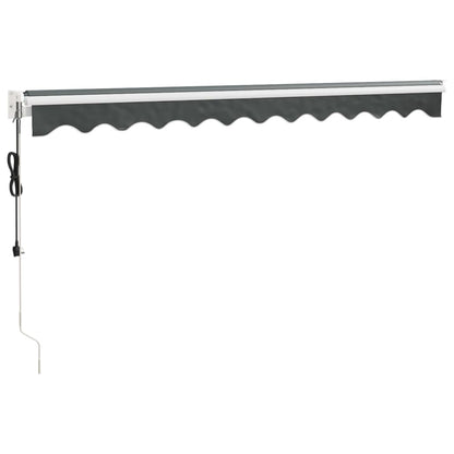 Toldo retrátil automático 3,5x2,5 m antracite