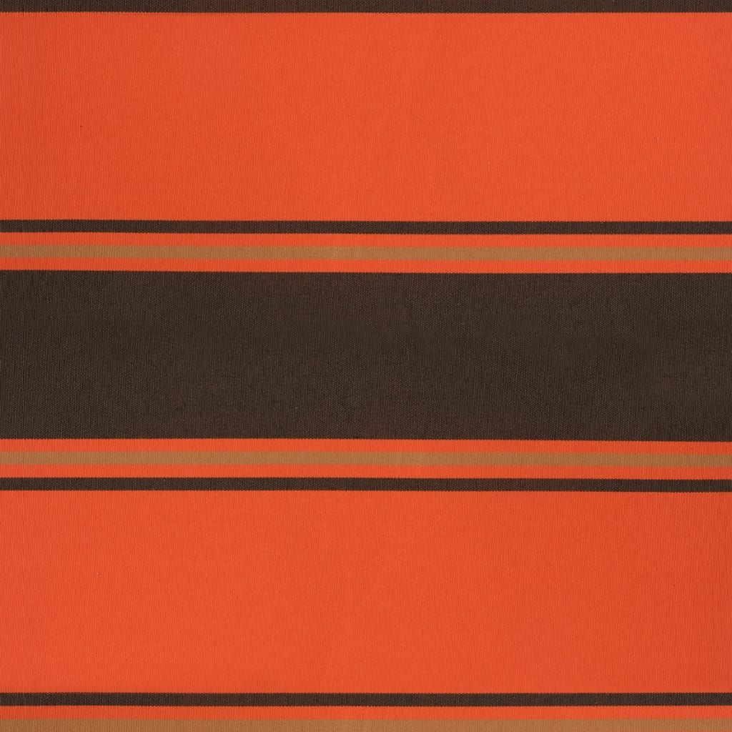 Toldo retrátil automático 3,5x2,5 m laranja e castanho
