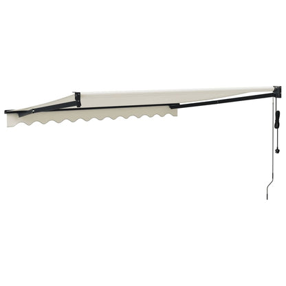 Toldo retrátil automático 3,5x2,5 m cor creme