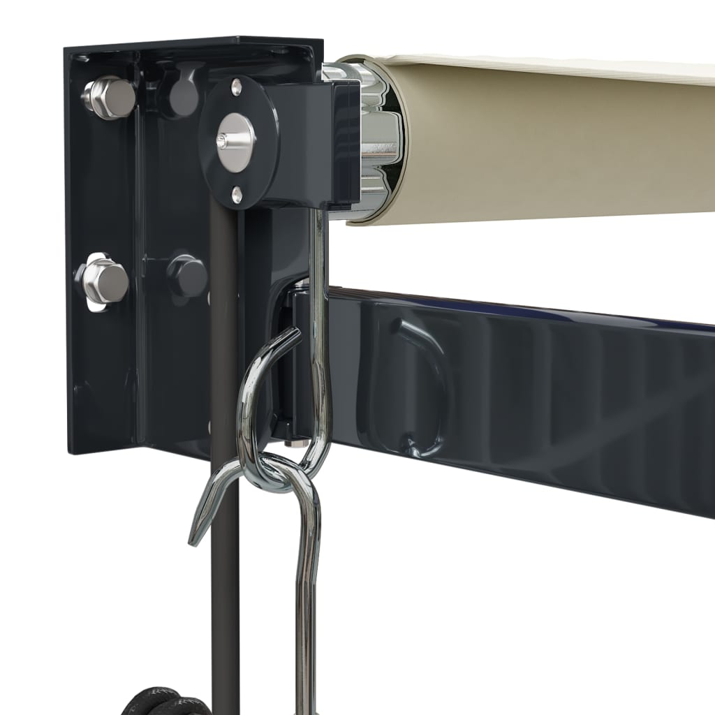 Toldo retrátil automático 3,5x2,5 m cor creme