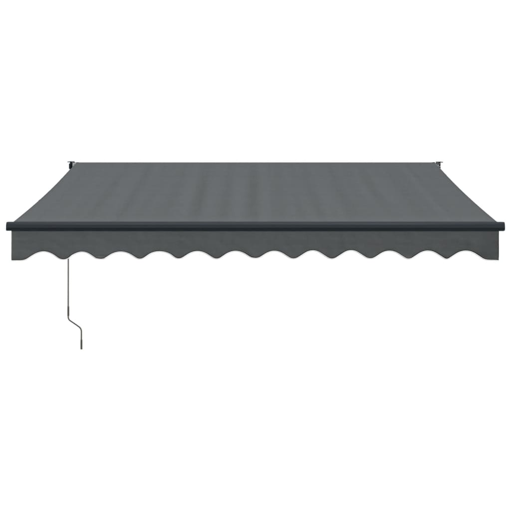 Toldo retrátil automático 3,5x2,5 m antracite