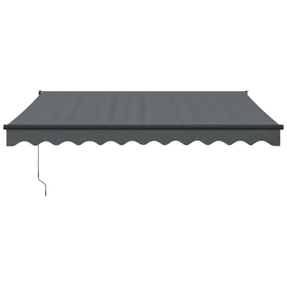 Toldo retrátil automático 3,5x2,5 m antracite
