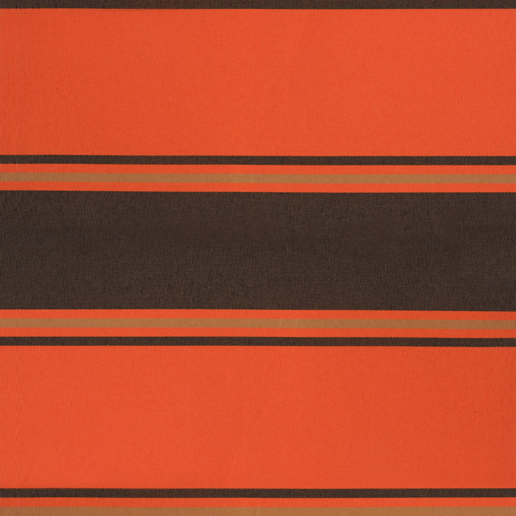 Toldo retrátil 3,5x2,5 m tecido e alumínio laranja e castanho