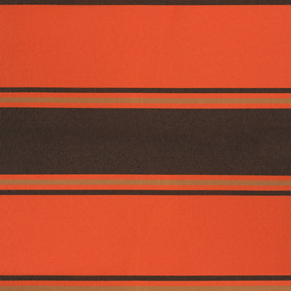 Toldo retrátil 3,5x2,5 m tecido e alumínio laranja e castanho