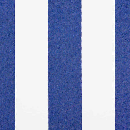 Toldo retrátil 4x3 m tecido e alumínio azul e branco