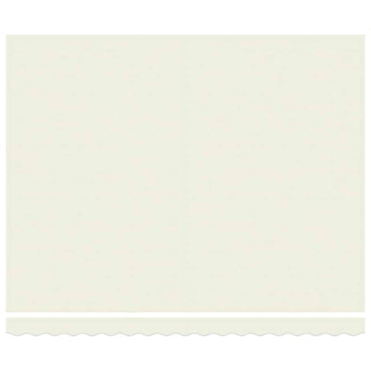 Toldo retrátil 4x3 m tecido e alumínio cor creme