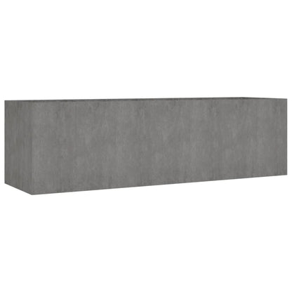 Canteiro elevado de jardim 280x80x80 cm aço corten
