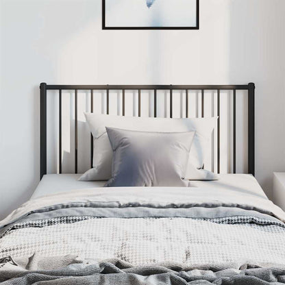 Cabeceira de cama 100 cm metal preto