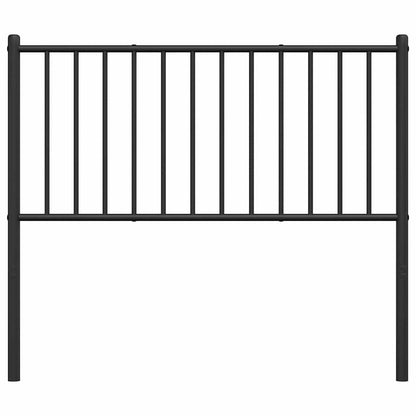 Cabeceira de cama 100 cm metal preto