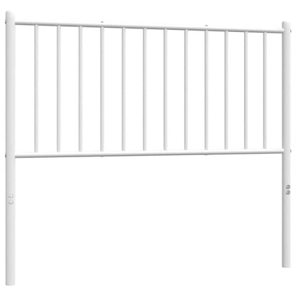 Cabeceira de cama 100 cm metal branco