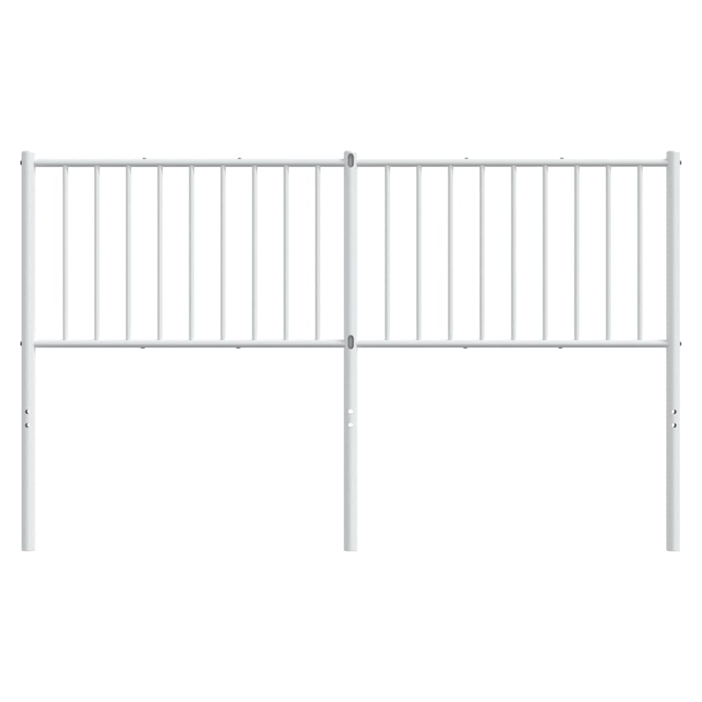 Cabeceira de cama 150 cm metal branco